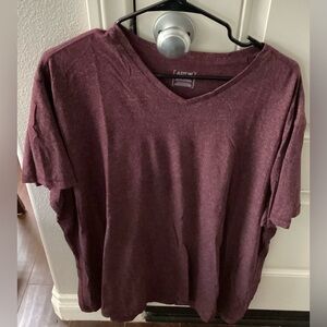 Apt 9 VNeck Tee - Maroon - XXL